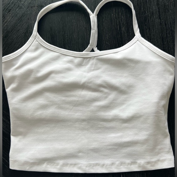 Beyond Yoga Slim Racerback Cropped Tank in Deep Amethyst